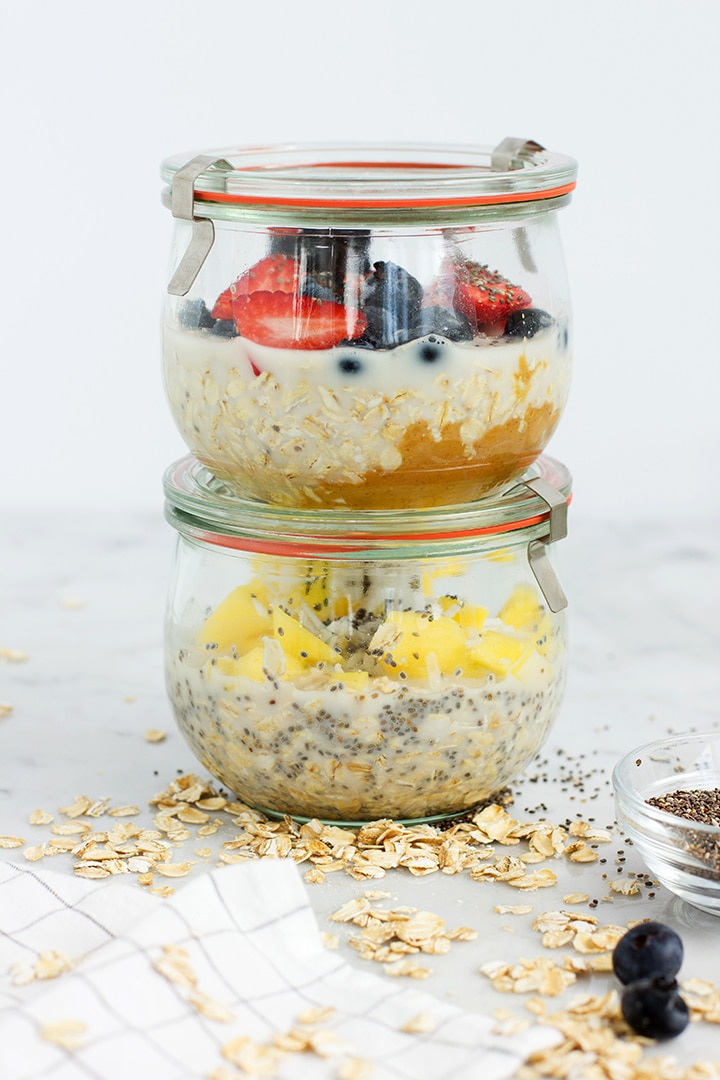 Overnight Oats Two Ways - Alice and Lois