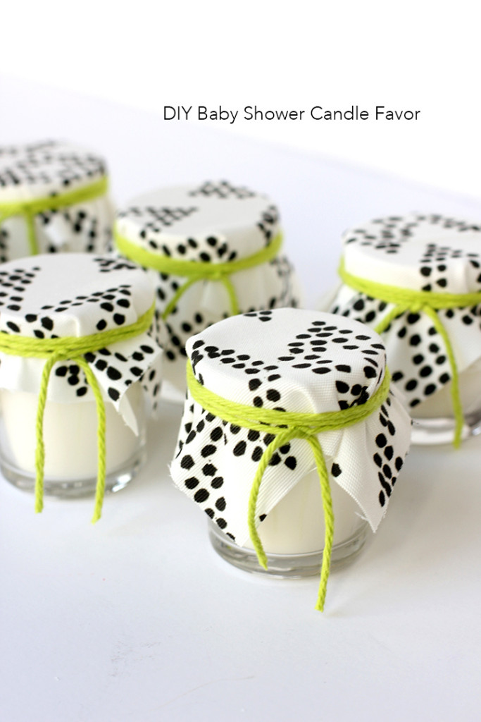 Alice and LoisDIY Baby Shower Candle Favor
