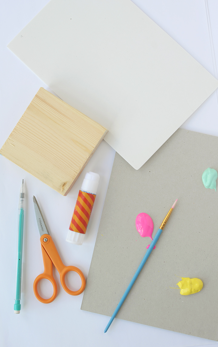 Make these sweet DIY macaron stamps out of foam sheets.