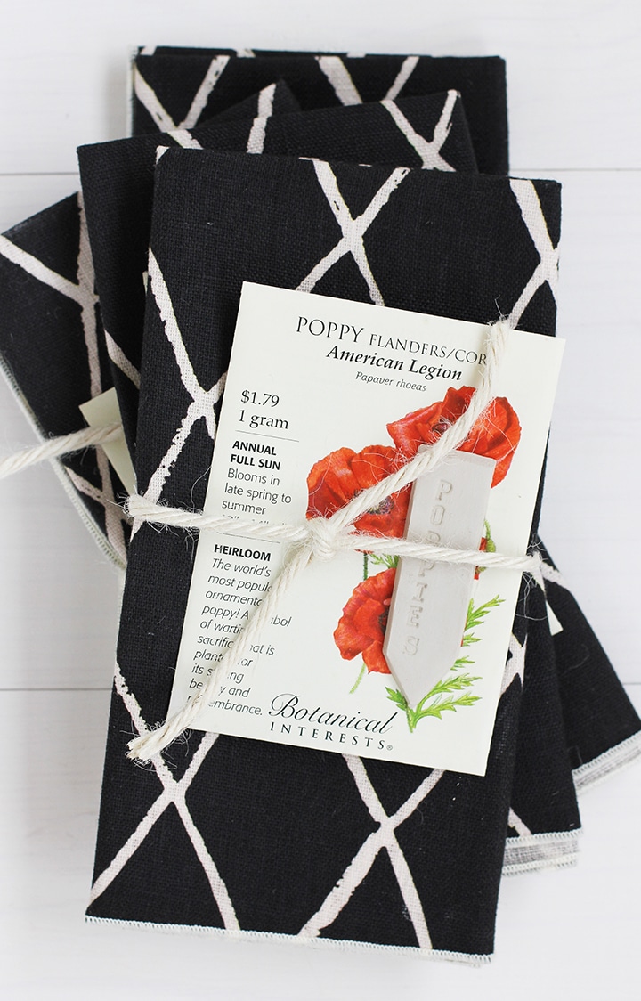 DIY Garden Marker and Spring Place Setting 