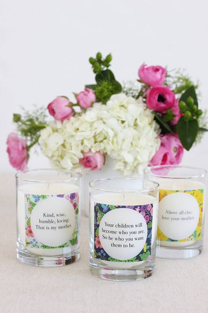 Mother's Day gift idea and free printable wrapping paper