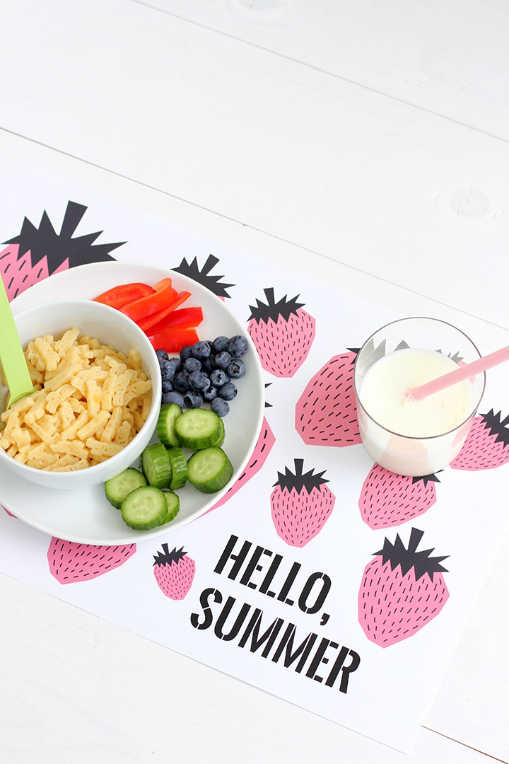 Free Printable Summer Placemats