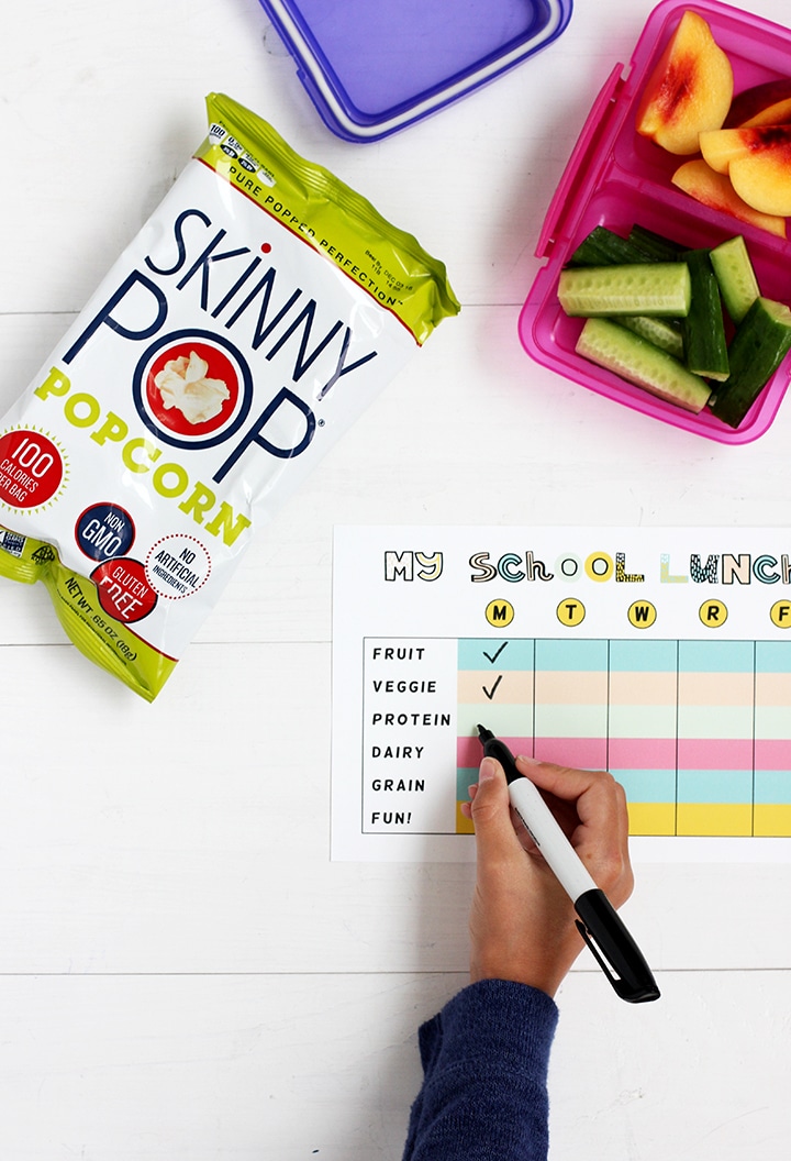 Free Printable School Lunch Packing List