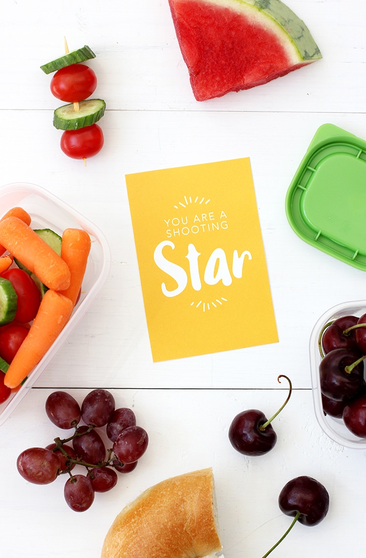 Back to School Healthy Lunch Ideas and Free Printable Lunchbox Notes