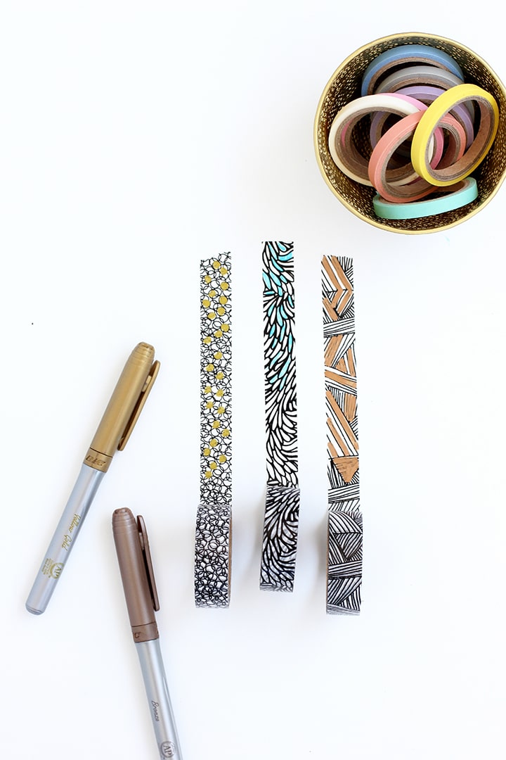 DIY Washi Tape Modern Birdhouse