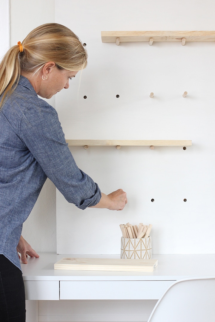 DIY Modern Pegboard