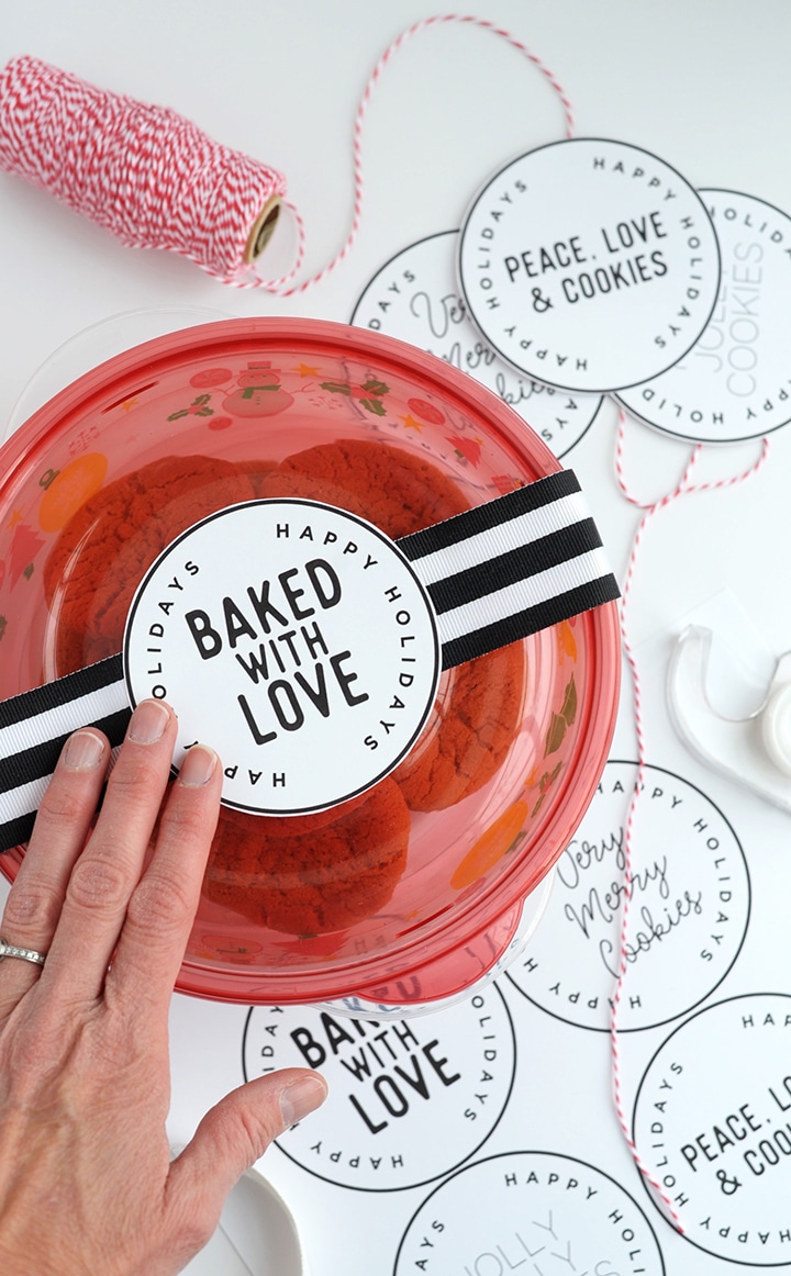 Five Favorite Holiday Cookie Recipes with a Free Printable Label!