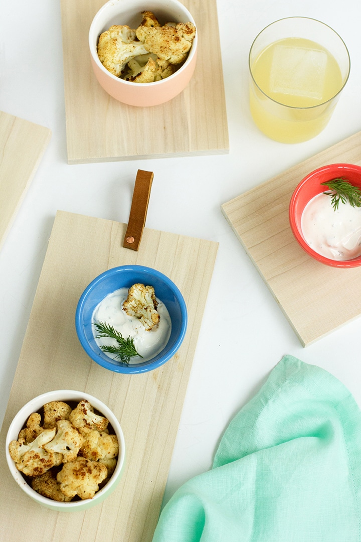 DIY Wood Serving Board Tray