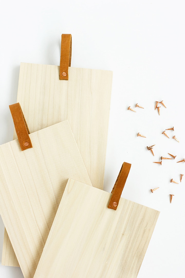 DIY Wood Serving Board Tray