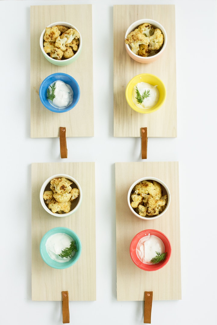 DIY Wood Serving Board Tray