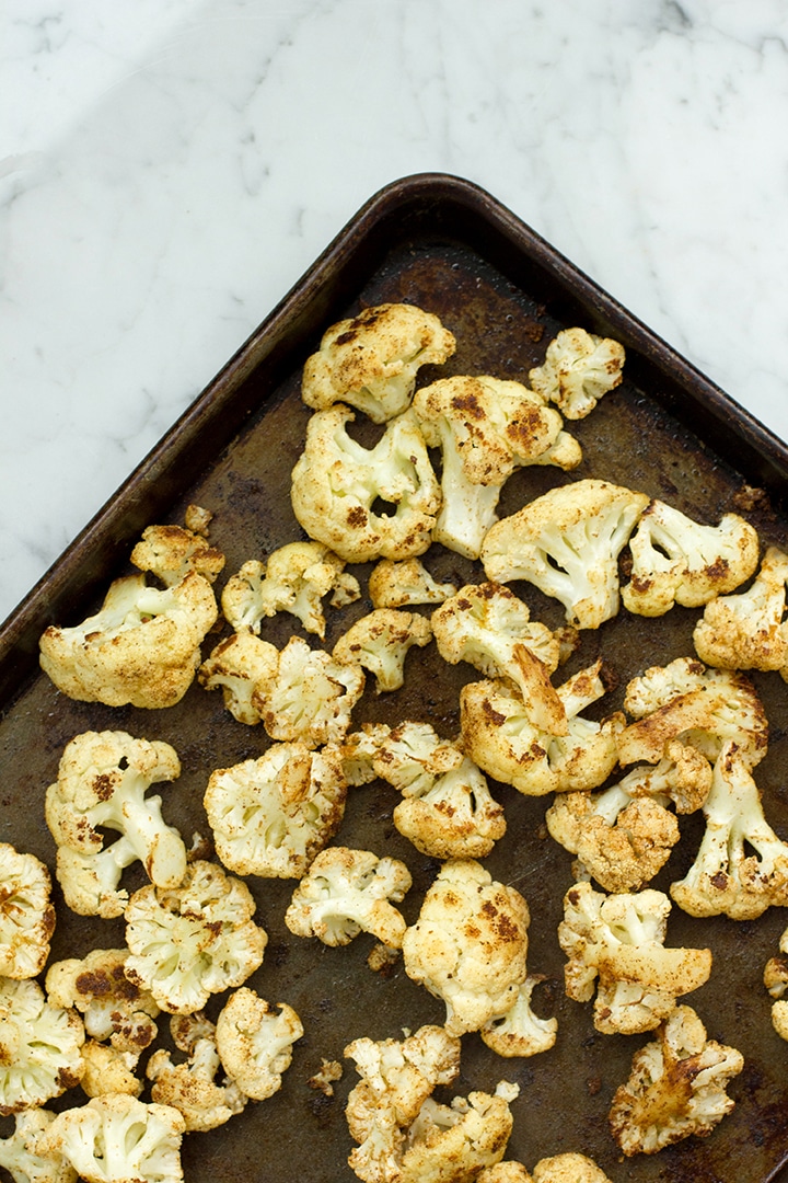 DIY Wood Serving Trays and Spicy Cauliflower Appetizer