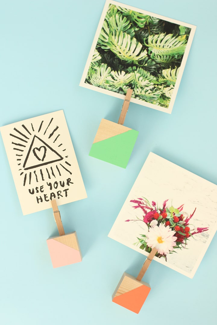 Alice and LoisDIY Wood Block Photo Holder Alice and Lois