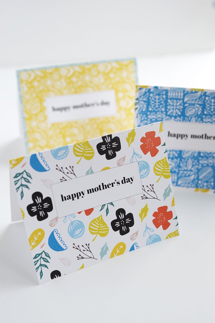 Free Printable Mother's Day cards. Just download and print and send to your sweet mama!