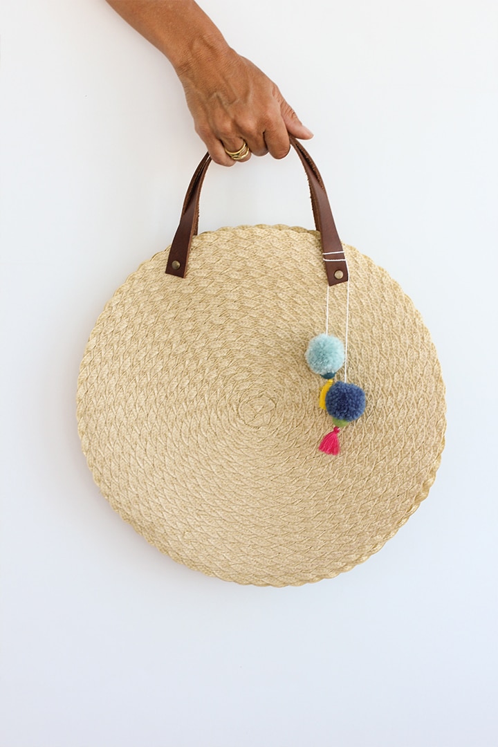 DIY Circle Beach Bag