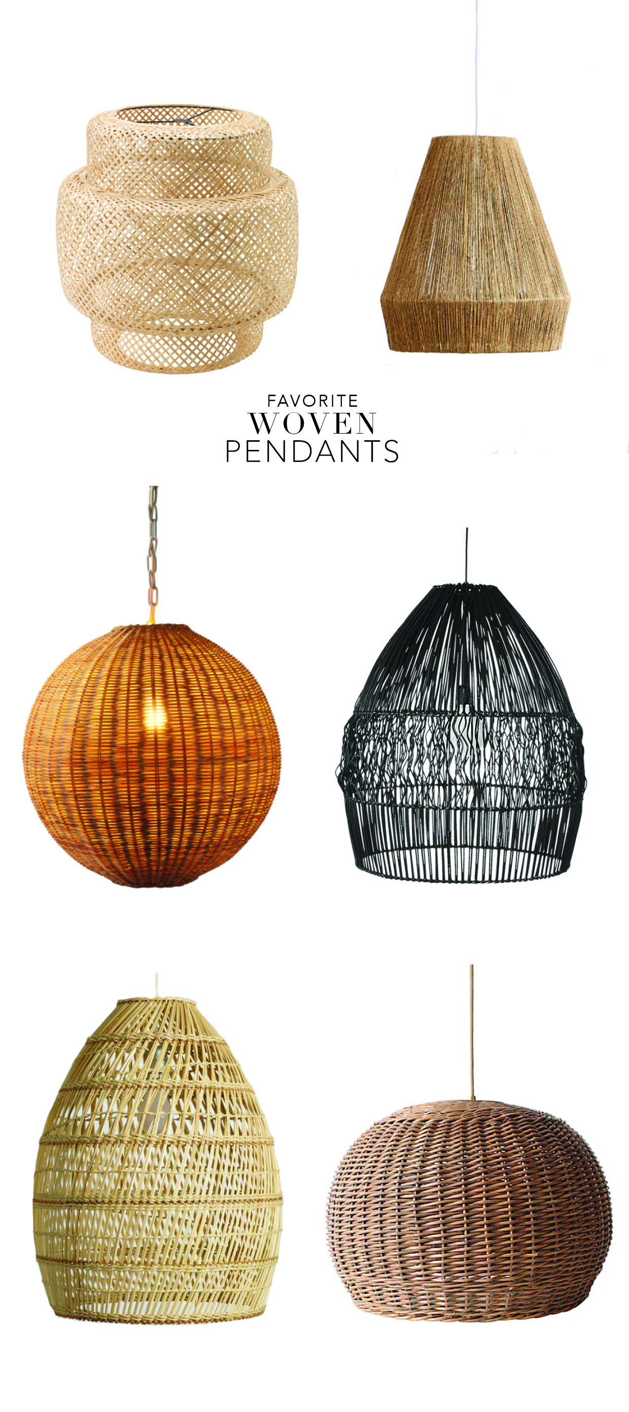 Favorite Woven Pendants