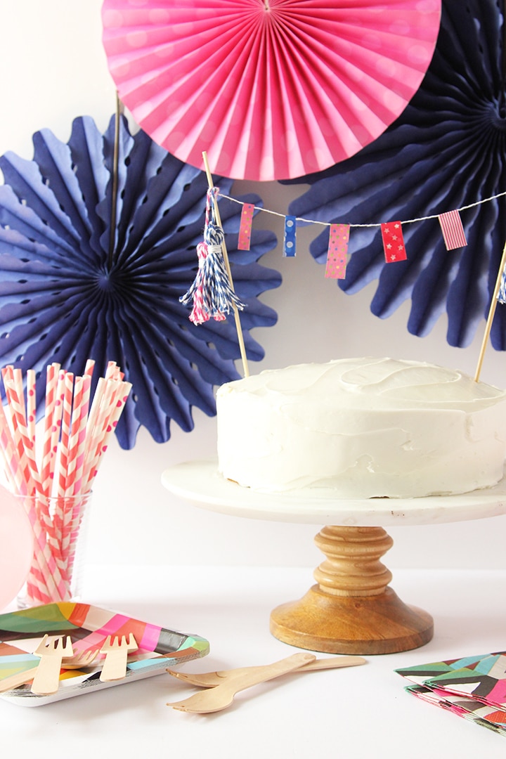 DIY Tassel Cake Topper