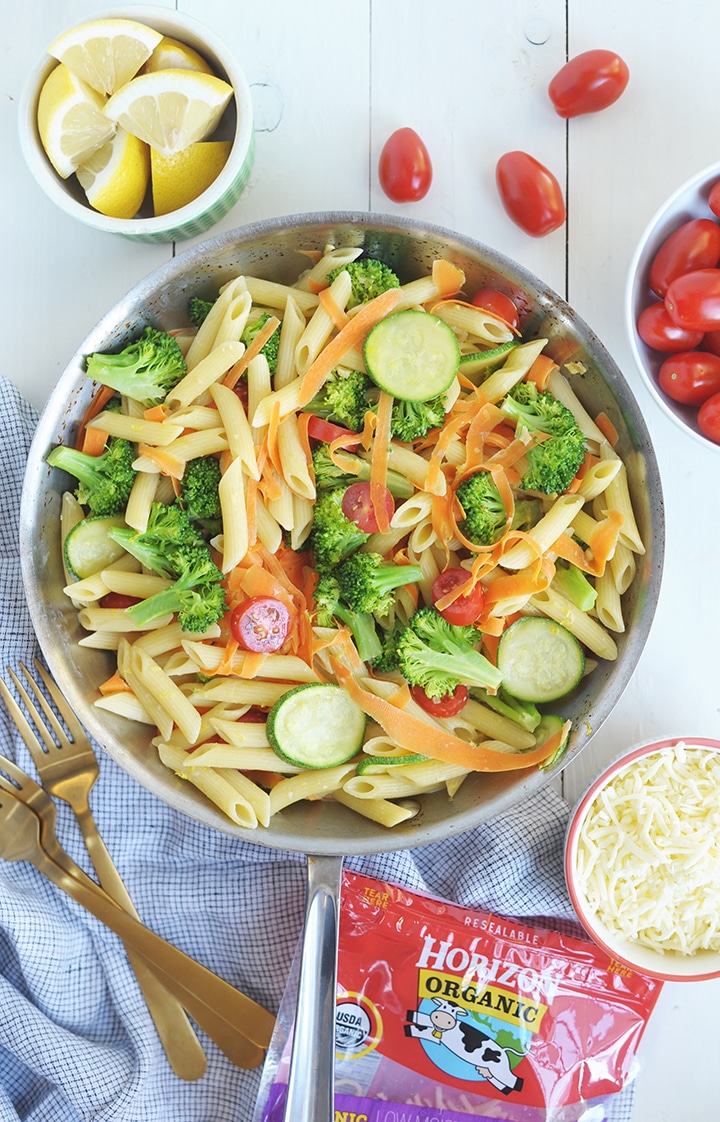 Easy Creamy Pasta Primavera Recipe