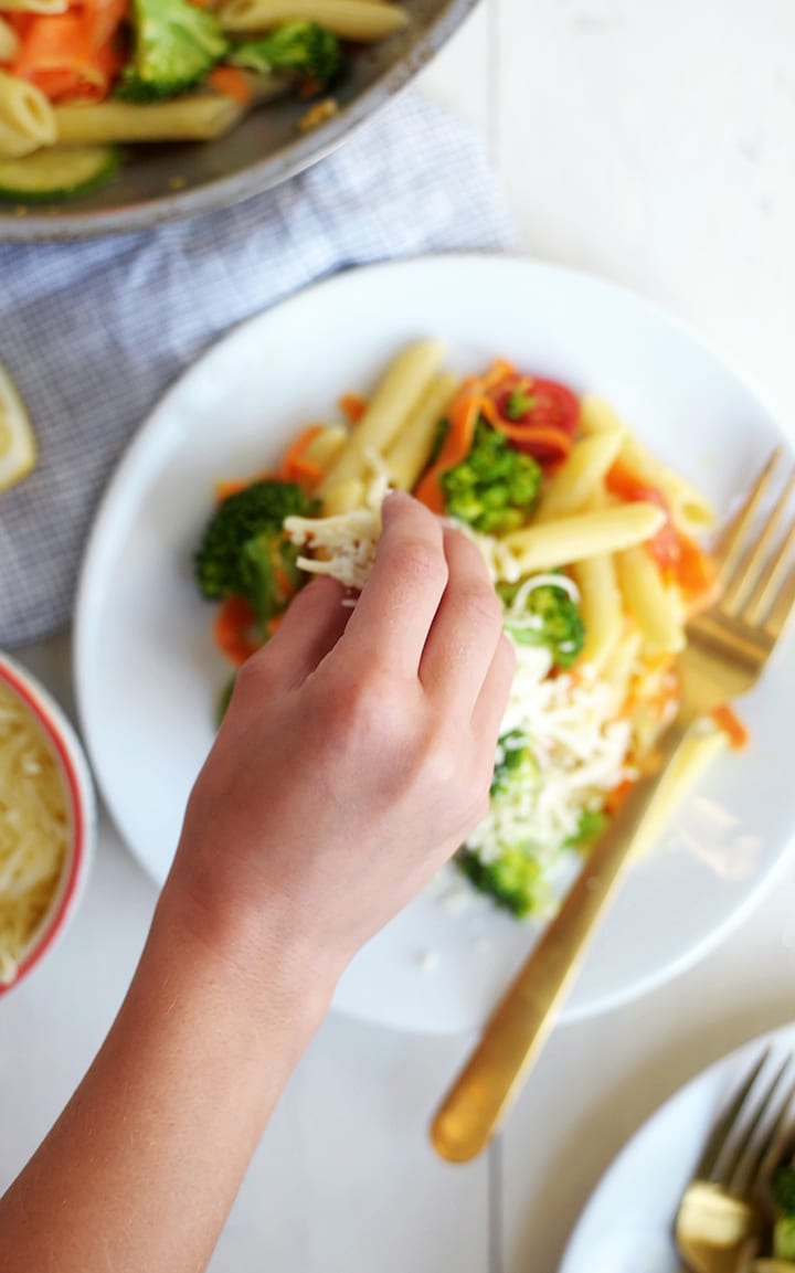 Easy Creamy Pasta Primavera recipe