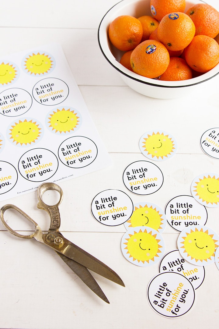 Share Some Sunshine Free Printable