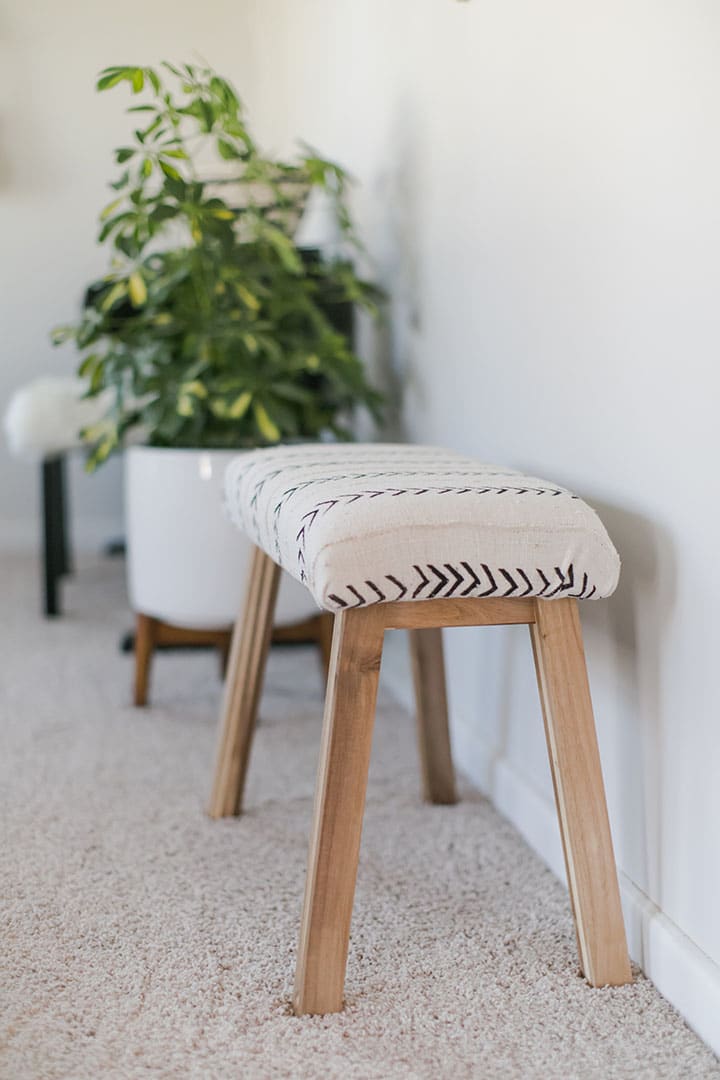 Ikea Hack upholstered bench
