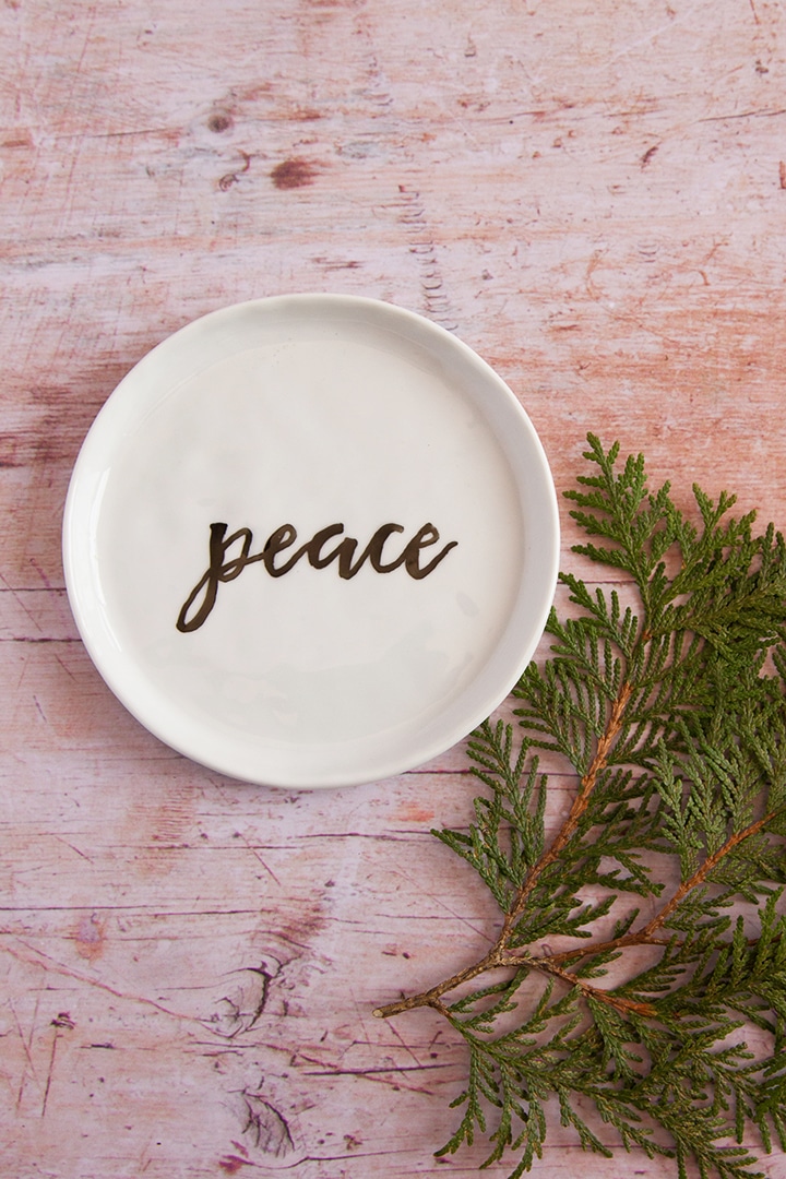 DIY Hand Painted Trinket Dish