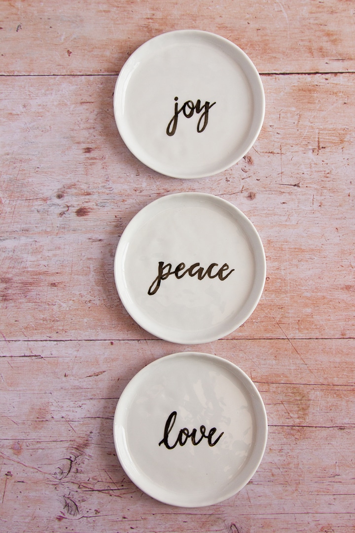 DIY Hand Painted Trinket Dish