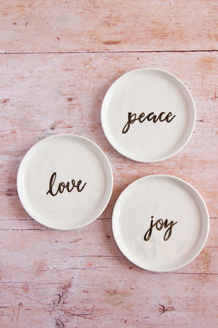 DIY Hand Painted Trinket Dish