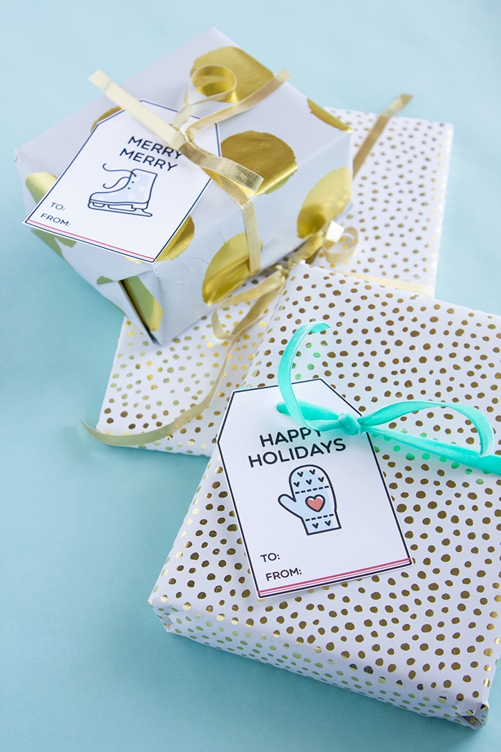 Free Printable Holiday Gift Tags