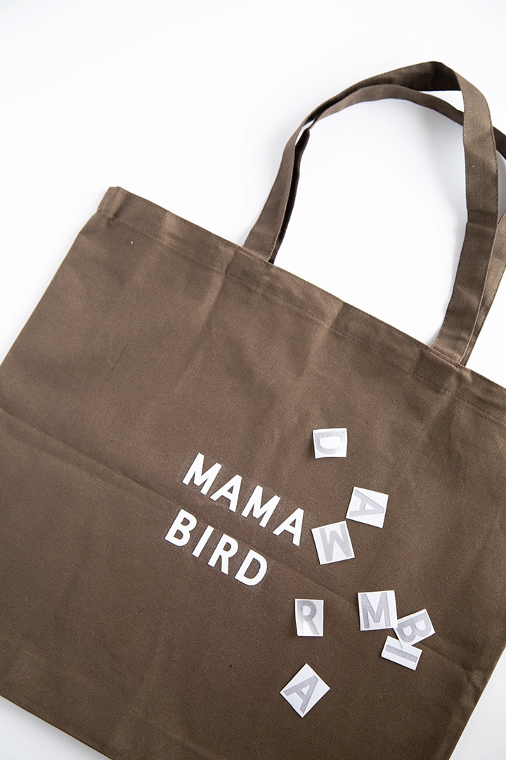 Mother's Day Iron On Tote Bag