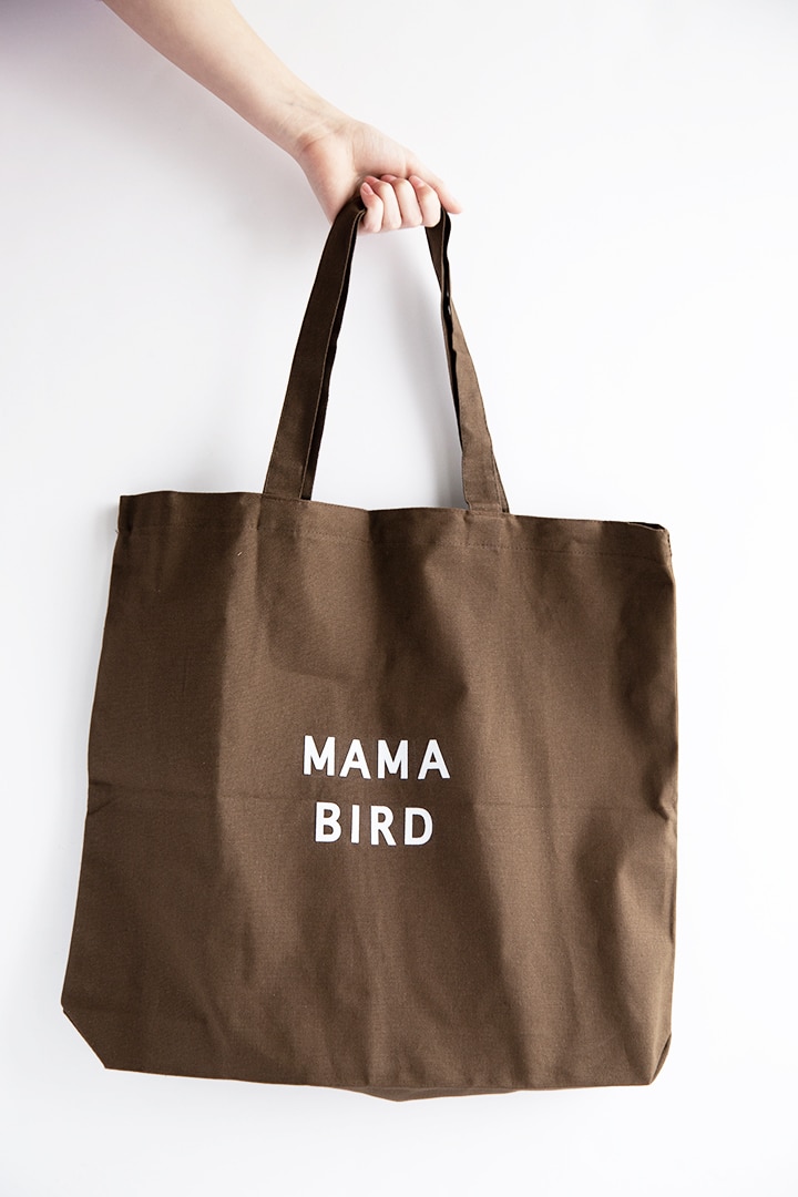 Mama Bird Tote Bag for Mother's Day