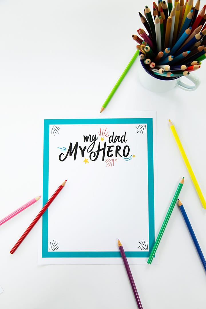 Free printable for Father's Day