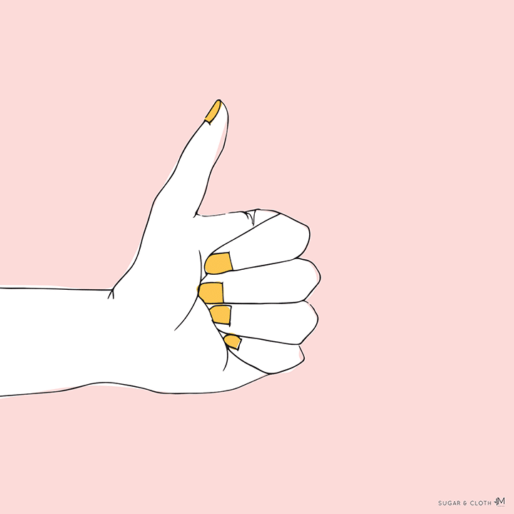 Free Printable Wall art – thumbs up