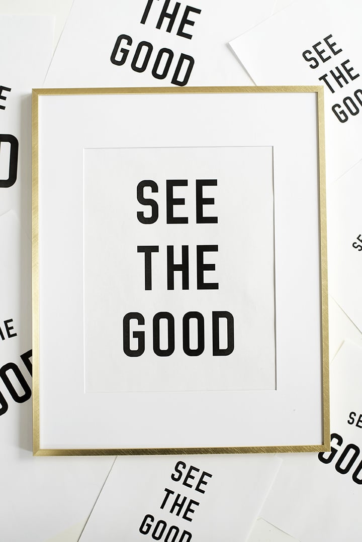 See the Good free printable wall art