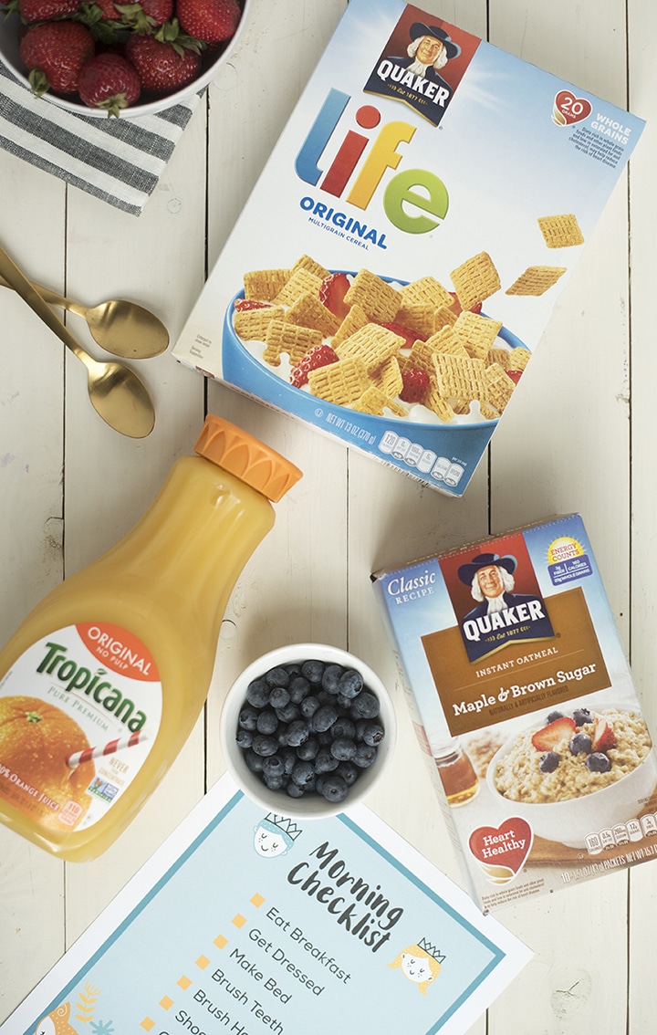 Free Printable Morning Checklist for Kids