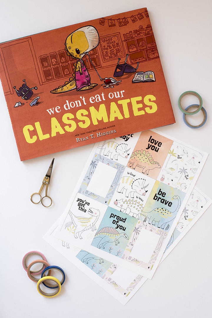 Free Printable Dinosaur Lunchbox Notes