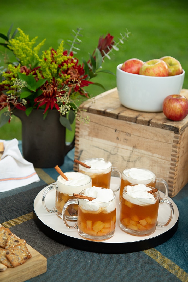 Hosting an outdoor fall party