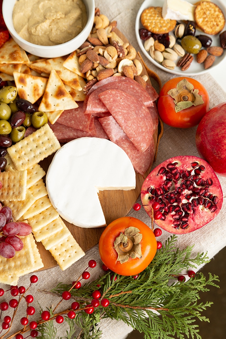 Beautiful Holiday Cheese Board