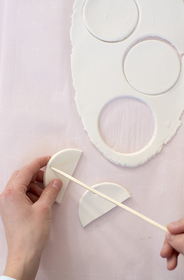 DIY Clay Rainbow Ornament