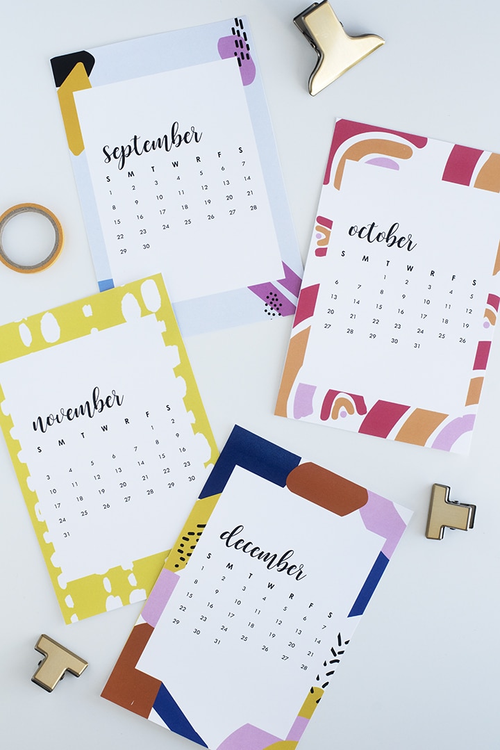 Free Printable Calendar 2019