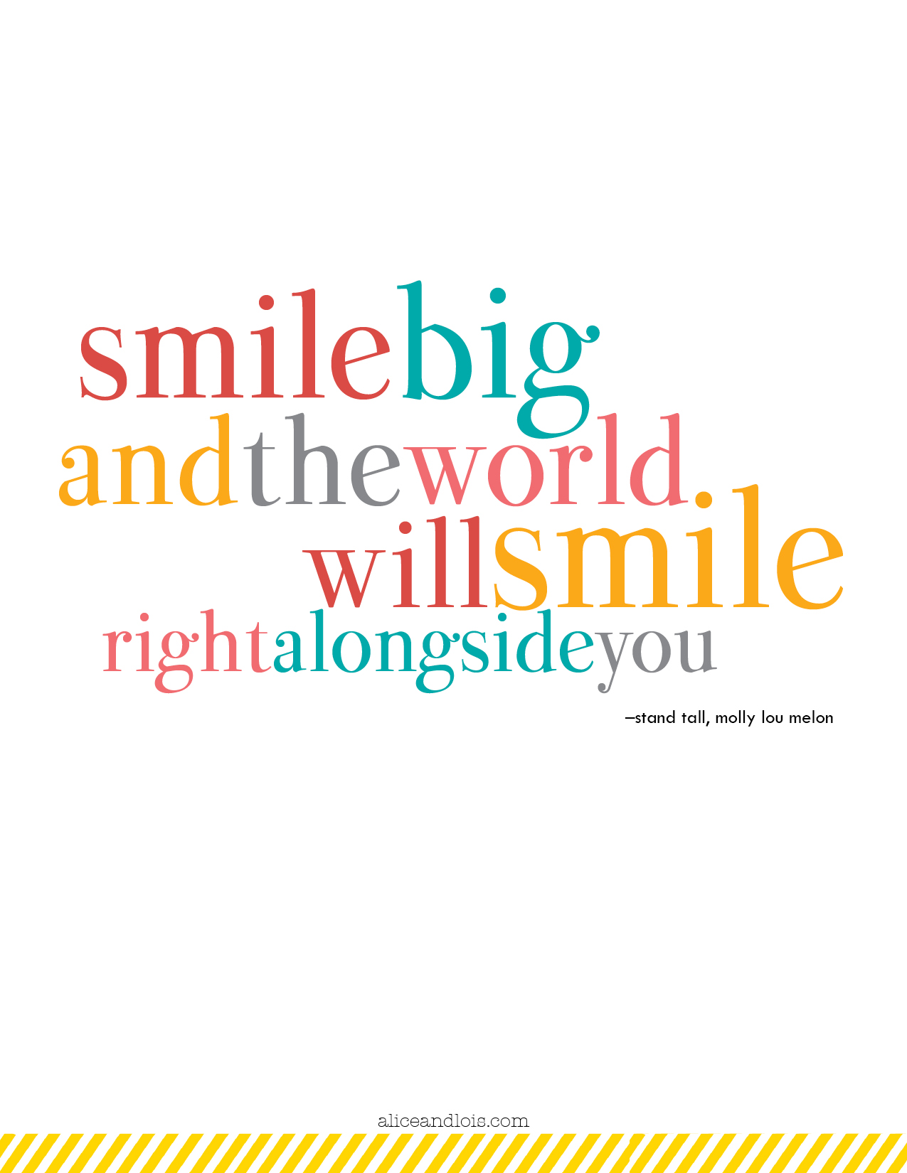 Smile big… inspiration for your day