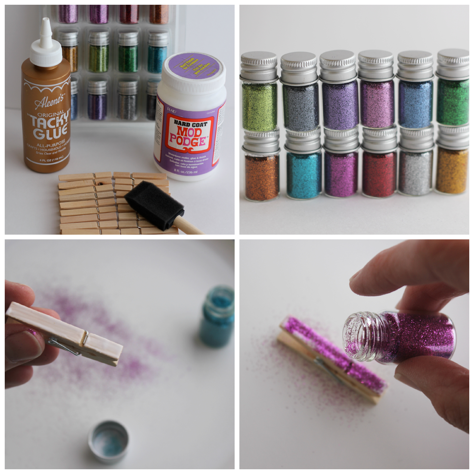 DIY Project – Glitter Clips