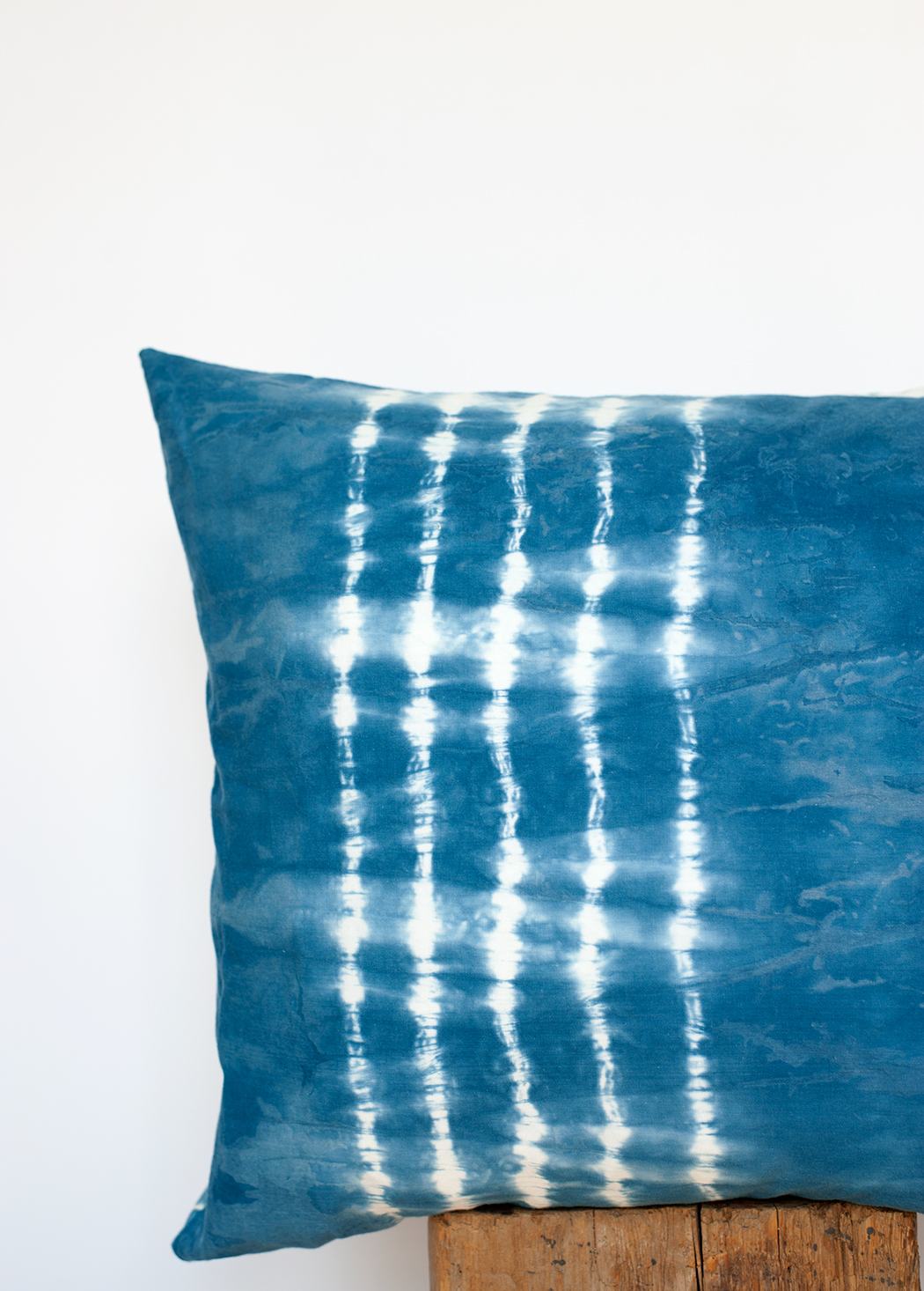 Shibori Indigo Pillow DIY