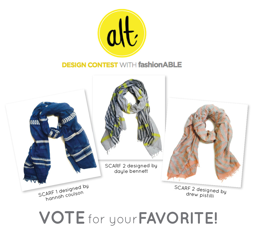 fashionABLE + ALT scarf design contest