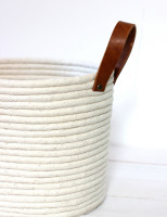 DIY No-Sew Rope Coil Basket