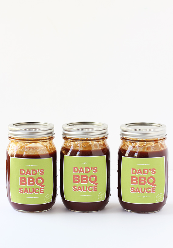 BBQ sauce in jar