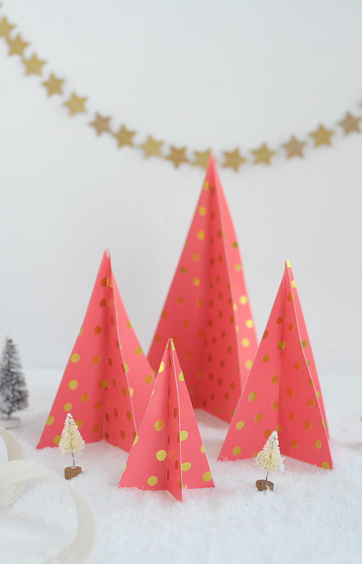 Alice and LoisDIY Paper Christmas Trees - Alice and Lois