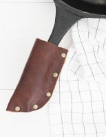 DIY Leather Cast Iron Grip