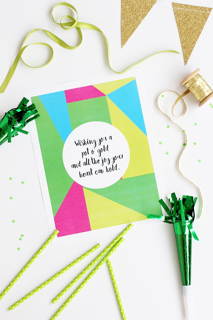 St Patrick's Day Free Printable | alice & lois