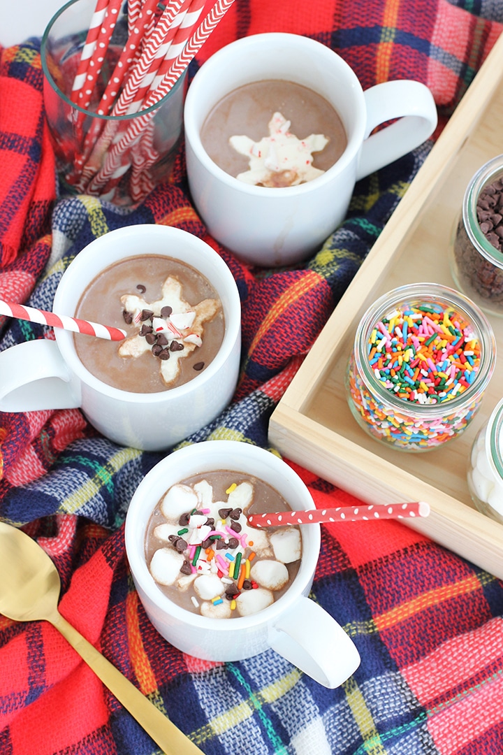 Hot Chocolate Bar and Whipped Cream Cubes