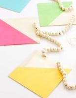 DIY Spring Wood Garland
